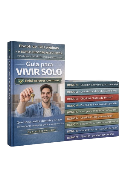 Guía para vivir solo (sin improvisar)